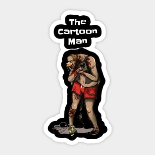 The Cartoon Man Tee Sticker